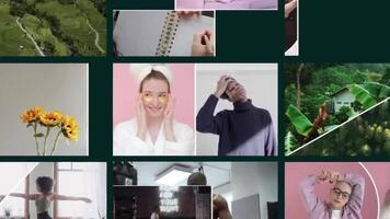 Multi Screen Frames Library - 2 Frames motion_graphic