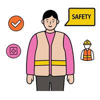 Customer satisfaction icon with copy space on white background concept as A illustration of a customer satisfaction icon with ample copy space on a white vector