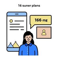 Customer application icon with copy space on white background concept as A illustration of a customer application icon with ample copy space on a white ba vector