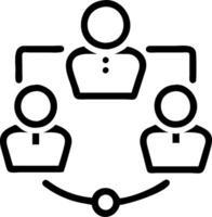 minimalize as Business team collaborating on a marketing strategy concept as A illustration of a business team collaborating on a marketing strategy using digital vector