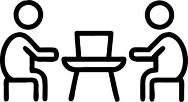 minimalize as Business partners working on a project concept as A illustration of business partners working on a project together using laptops and charts showcasi vector