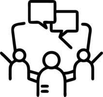 minimalize as Business team collaborating on a marketing strategy concept as A illustration of a business team collaborating on a marketing strategy using digital vector