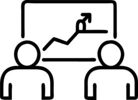 minimalize as Business leaders collaborating on strategy development concept as A illustration of business leaders collaborating on strategy development using digi vector