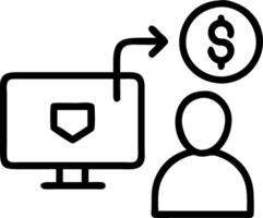 minimalize as Financial analyst working with financial graphs and charts concept as A illustration of a financial analyst working on a laptop with financial graphs vector