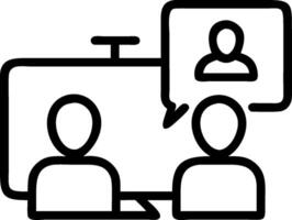 minimalize as Sales team collaborating in a virtual meeting concept as A illustration of a sales team collaborating in a virtual meeting using conferencing a vector
