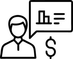 as Financial advisor developing personalized investment plans concept as A illustration of a financial advisor developing personalized investment plans for clients vector