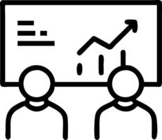 as Financial analyst presenting data in a hybrid meeting concept as A illustration of a financial analyst presenting data in a hybrid meeting with charts displayed vector