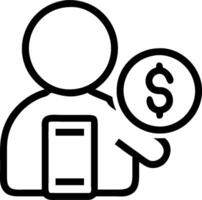 as Financial advisor using mobile app for financial planning concept as A illustration of a financial advisor using a mobile app for financial planning showcasing vector