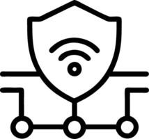 as VPN Virtual Private Network icon with a shield and network symbol concept as illustration of a VPN icon with a shield and network symbol highlighting the import vector
