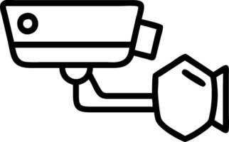 as Security camera icon with a shield and camera lens concept as illustration of a security camera icon with a shield and camera lens emphasizing the role of surve vector