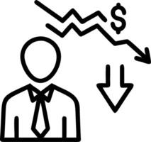 Accountant with fraud detection report concept as An accountants profile blended with a fraud detection report symbolizing the consequences of financial miscondu vector