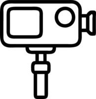 Action Camera and Mount concept as An action camera with a mount and ample copy space representing dynamic photography and mounting. in Photo Stock Concept vector