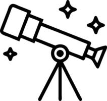 Advanced Telescopic Research concept as Scientists use advanced telescopes to research distant celestial bodies and phenomena in the universe. in Photo Stock Con vector