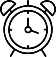 Alarm clock icon with ample space for text and graphics concept as An iconographic alarm clock design offering ample space for both text and graphics perfect for vector