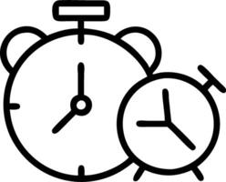 Alarm clock and a snooze button symbolizing punctuality and delay with ample space for text. concept as An alarm clock and a snooze button representing the dos o vector