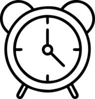 Alarm clock icon with ample space for text and graphics concept as An iconographic alarm clock design offering ample space for both text and graphics perfect for vector