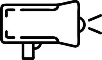 Announcement icon with copy space on white background concept as A illustration of an announcement icon with ample copy space on a white background perfec vector