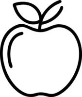 Apple icon with copy space on a white background concept as A image of an apple icon with generous copy space on a white background ideal for promoting he vector