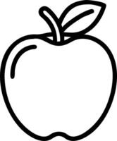 Apple icon with copy space on a white background concept as A image of an apple icon with generous copy space on a white background ideal for promoting he vector
