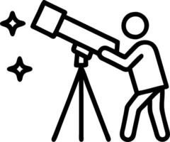 Astronomical Telescope Operations concept as A scientist operates a powerful astronomical telescope to observe distant galaxies enhancing our understanding of th vector