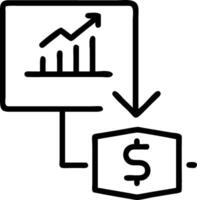 Automated storage system and a performance chart symbolizing automated storage efficiency in double exposure with copy space. concept as An automated storage sys vector