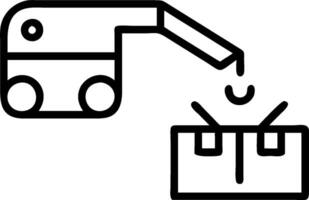 Automation logistic symbol with copy space for project planning concept as An artistic rendering of an automation logistic symbol with spacious copy space suitab vector