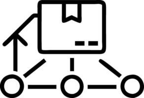Automation logistic symbol with copy space for project planning concept as An artistic rendering of an automation logistic symbol with spacious copy space suitab vector