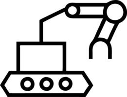 Automation logistic symbol with copy space for project planning concept as An artistic rendering of an automation logistic symbol with spacious copy space suitab vector