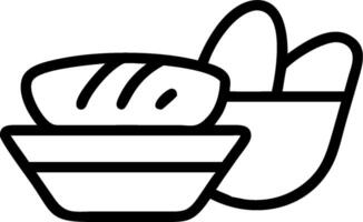 Basket of bread and a dipping bowl symbolizing casual dining with ample space for text. concept as A basket of bread and a dipping bowl representing the essence vector