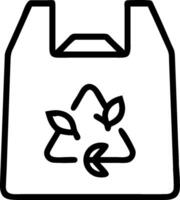 Biodegradable packaging and a recycle symbol symbolizing eco friendly packaging with ample space for text. concept as Biodegradable packaging with a recycle symb vector