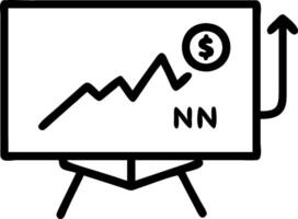 Blackboard with Nickel and Upward Trend concept as A blackboard featuring nickel symbols and an upward trend set against a whimsical background offering ample sp vector