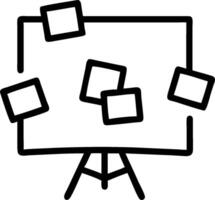 Blackboard with Market Trends and Report concept as A blackboard covered with market trends and a business report set against a dreamy background offering ample vector