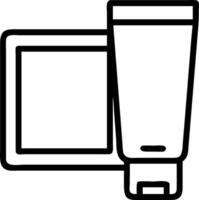 Blank packaging tube and a branding draft symbolizing marketing potential with ample space for text. concept as A blank packaging tube with a branding draft repr vector