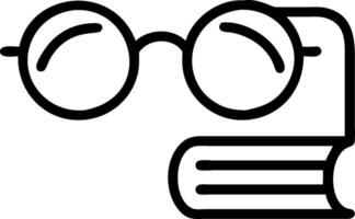 Book and eyeglasses symbolizing knowledge and vision with ample space for text. concept as A book and a pair of eyeglasses representing the fundamentals of knowl vector