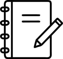 Book and Pencil concept as A book with a pencil on top set against a whimsical background offering ample space for text or graphics symbolizing the essential too vector