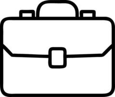 Briefcase icon with copy space on a white background concept as A image of a briefcase icon with ample copy space on a white background perfect for busine vector