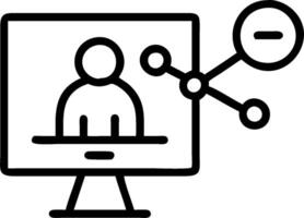 Business analyst using social media intelligence tools concept as A business analyst in a modern office using social media intelligence tools on a computer highl vector