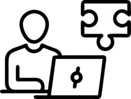 Business Analyst with Diagram and Tablet concept as A business analyst creating a diagram and using a tablet set against a whimsical background offering ample sp vector
