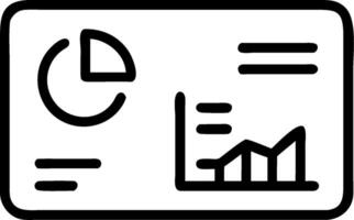 Business dashboard icon with copy space on white background concept as A illustration of a business dashboard icon with ample copy space on a white backgr vector