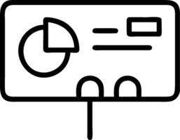 Business dashboard icon with copy space on white background concept as A illustration of a business dashboard icon with ample copy space on a white backgr vector