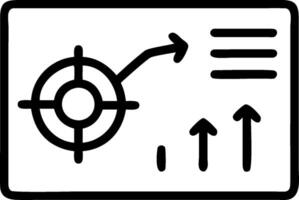 Business dashboard symbol with copy space for project planning concept as An artistic rendering of a business dashboard symbol with spacious copy space suitable vector