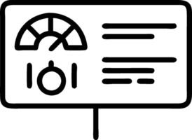 Business dashboard illustration with blank area for customizable text concept as A creative depiction of a business dashboard illustration featuring a blank area vector