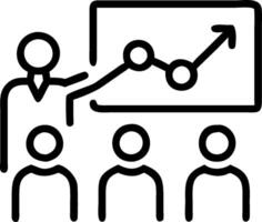 Business leaders collaborating on strategy development concept as A illustration of business leaders collaborating on strategy development using digital w vector