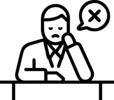 Businessman looking at a foreclosed property appearing sad and contemplative concept as A businessman in a suit standing in front of a foreclosed property lookin vector