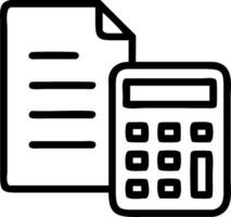Calculator and tax form illustration with space for text and graphics concept as An illustrative calculator and tax form design featuring ample space for both te vector