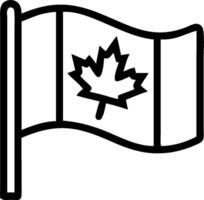 Canadian flag and a maple leaf symbolizing national pride and nature with ample space for text. concept as A waving Canadian flag next to a vibrant maple leaf re vector