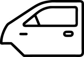 Car door icon with copy space on a blue background concept as A image of a car door icon with generous copy space on a blue background ideal for automotiv vector