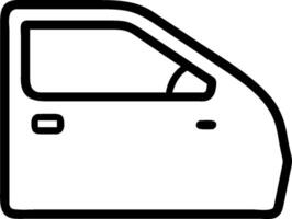 Car door icon with copy space on a blue background concept as A image of a car door icon with generous copy space on a blue background ideal for automotiv vector