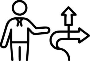 Career Coaching Session concept as An individual receives guidance from a career coach to navigate professional challenges and enhance career path. in Photo Stoc vector