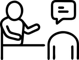 Career Counseling Session concept as An individual receives personalized guidance during a career counseling session to define their career goals. in Photo Stock vector